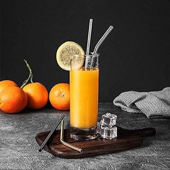 5Pc-Set Stainless Steel Reusable Straw - Image 2