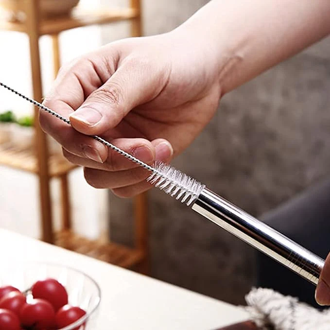 5Pc-Set Stainless Steel Reusable Straw - Image 3