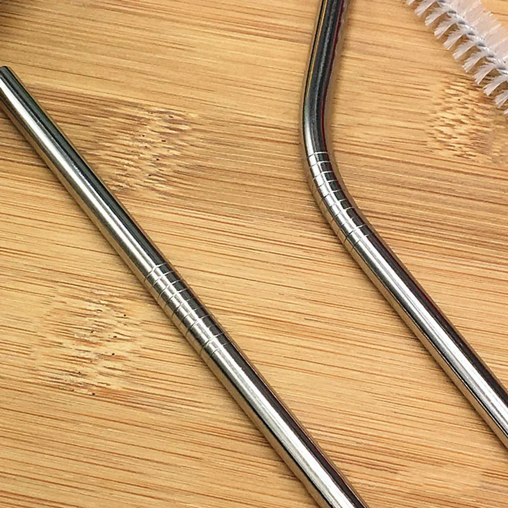 5Pc-Set Stainless Steel Reusable Straw - Image 4