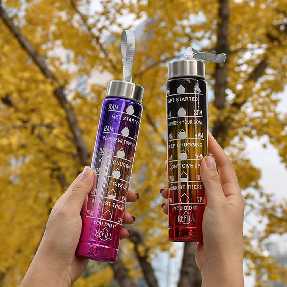 3Pcs Leakproof Water Bottle with Times - Image 7