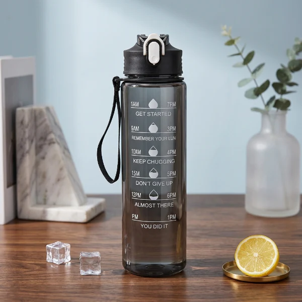 3Pcs Time Track Leakproof Water Bottle - Image 4