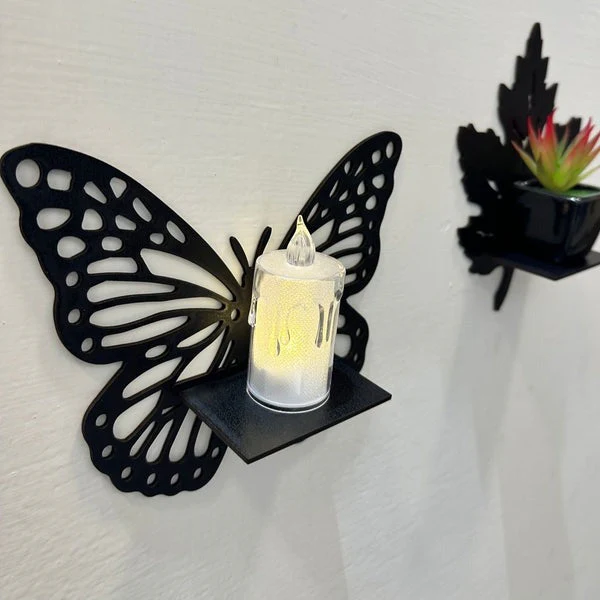 3PCs Wooden Butterfly Wall Hanging Frame - Image 3
