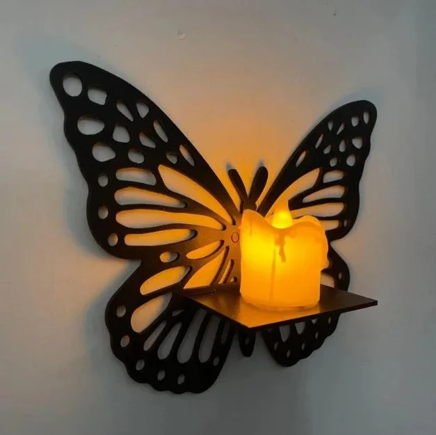 3PCs Wooden Butterfly Wall Hanging Frame - Image 4