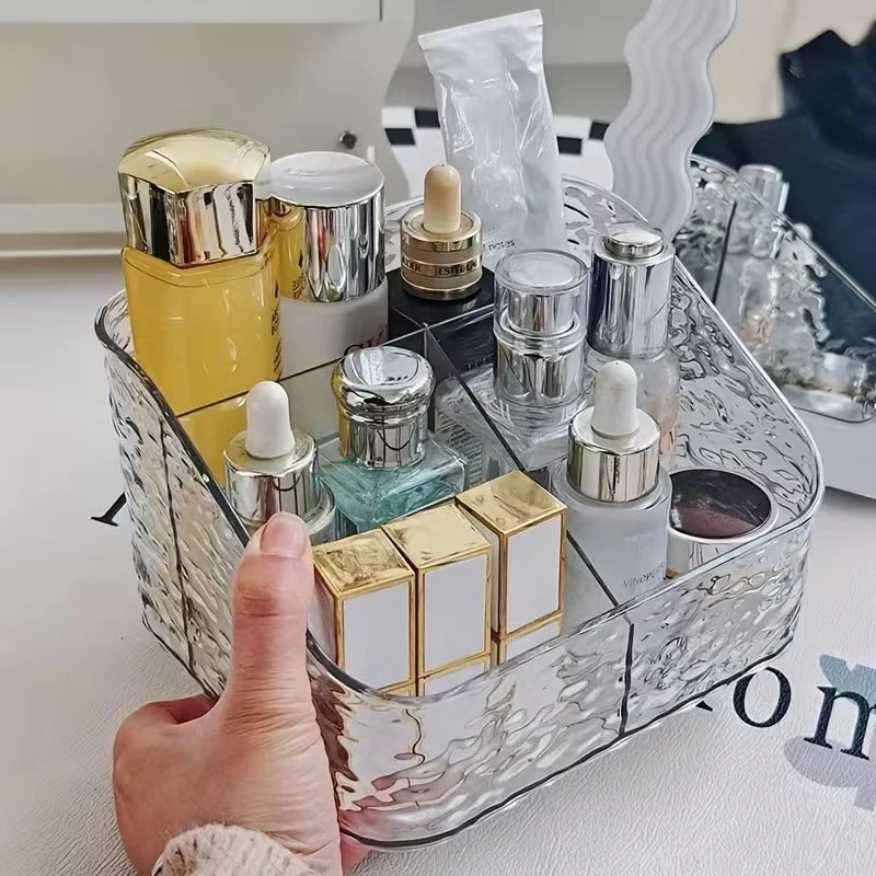 4 Compartment Acrylic Cosmetic Organizer - Image 2