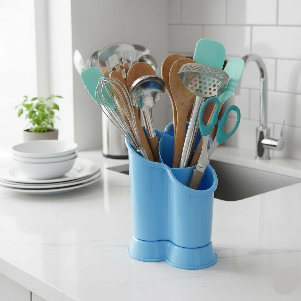 4 Grid KItchen Cutlery Organizer - Image 2