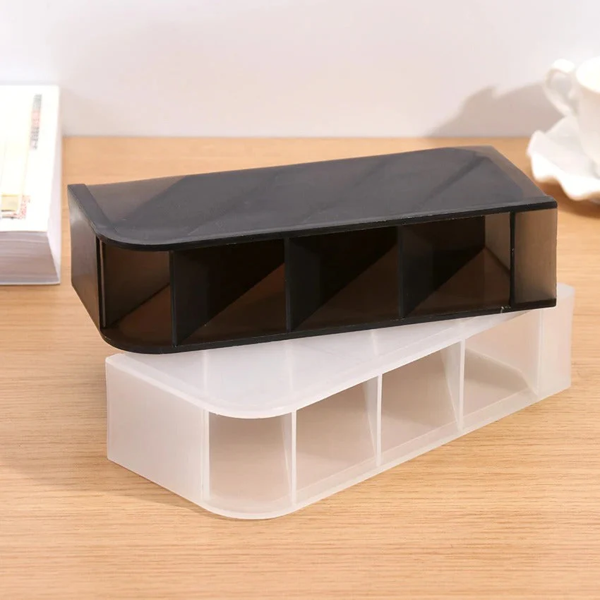 4 Grids Multifunction Desktop Pen Holder - Image 6