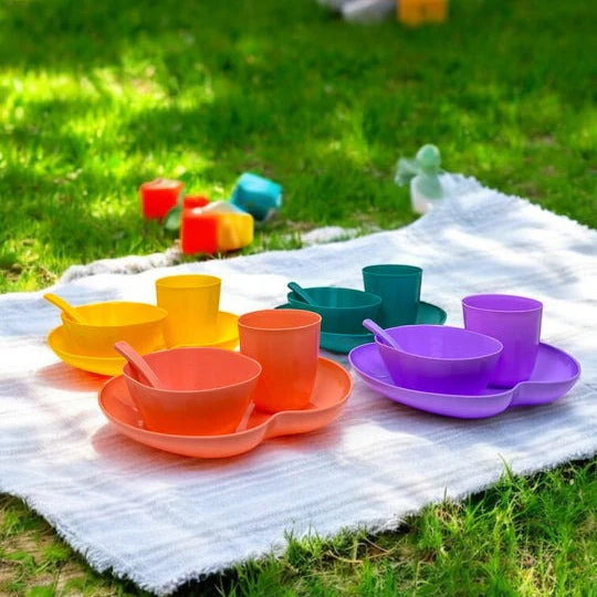 4 In 1 Kids Plastic Dinner Set - Image 2