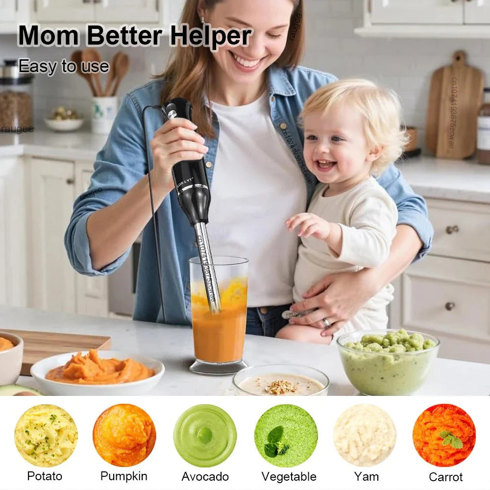 4-in-1 Stainless Steel Electric Blender - Image 2