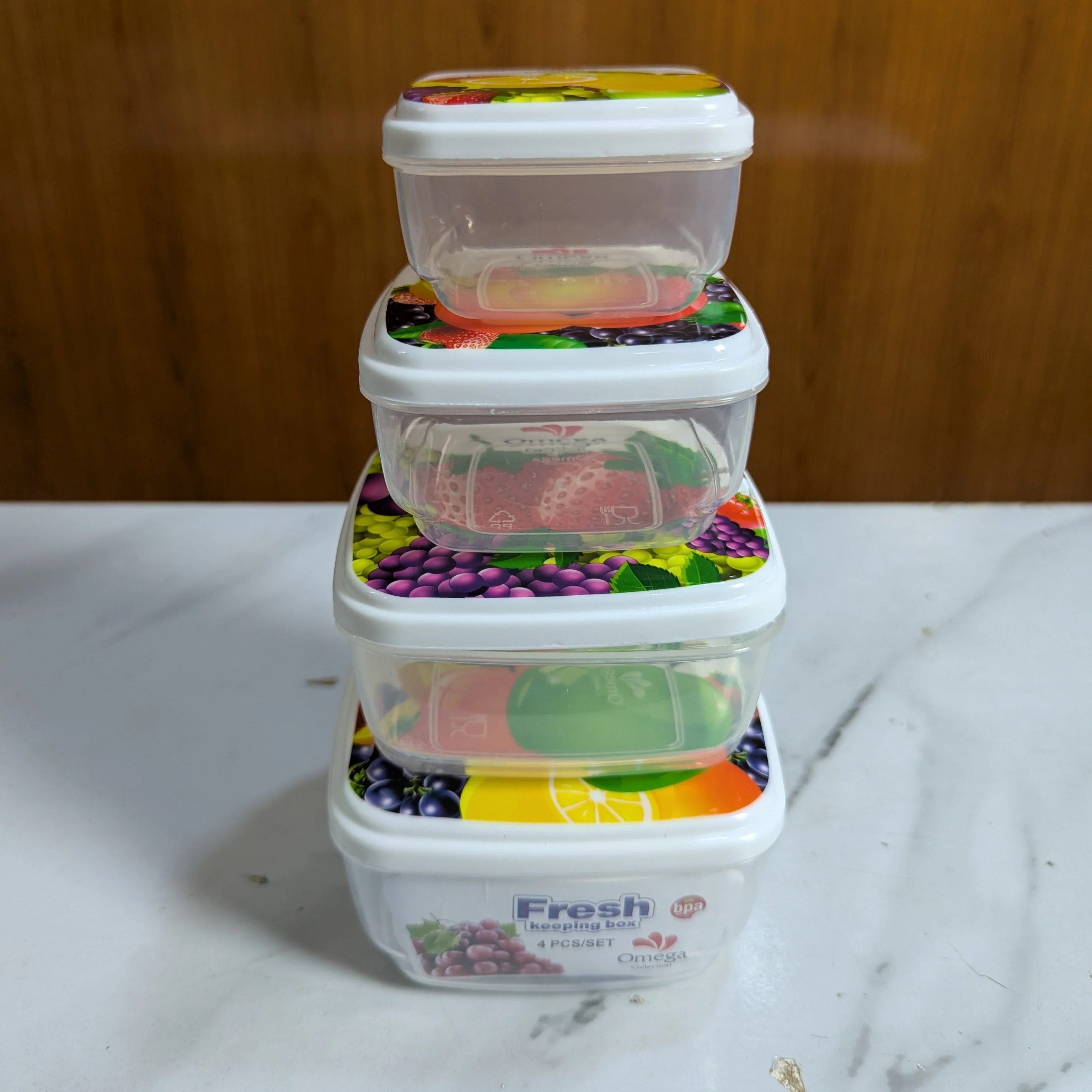 4 Pcs Mini Fresh Keeping Storage Jar - Image 2