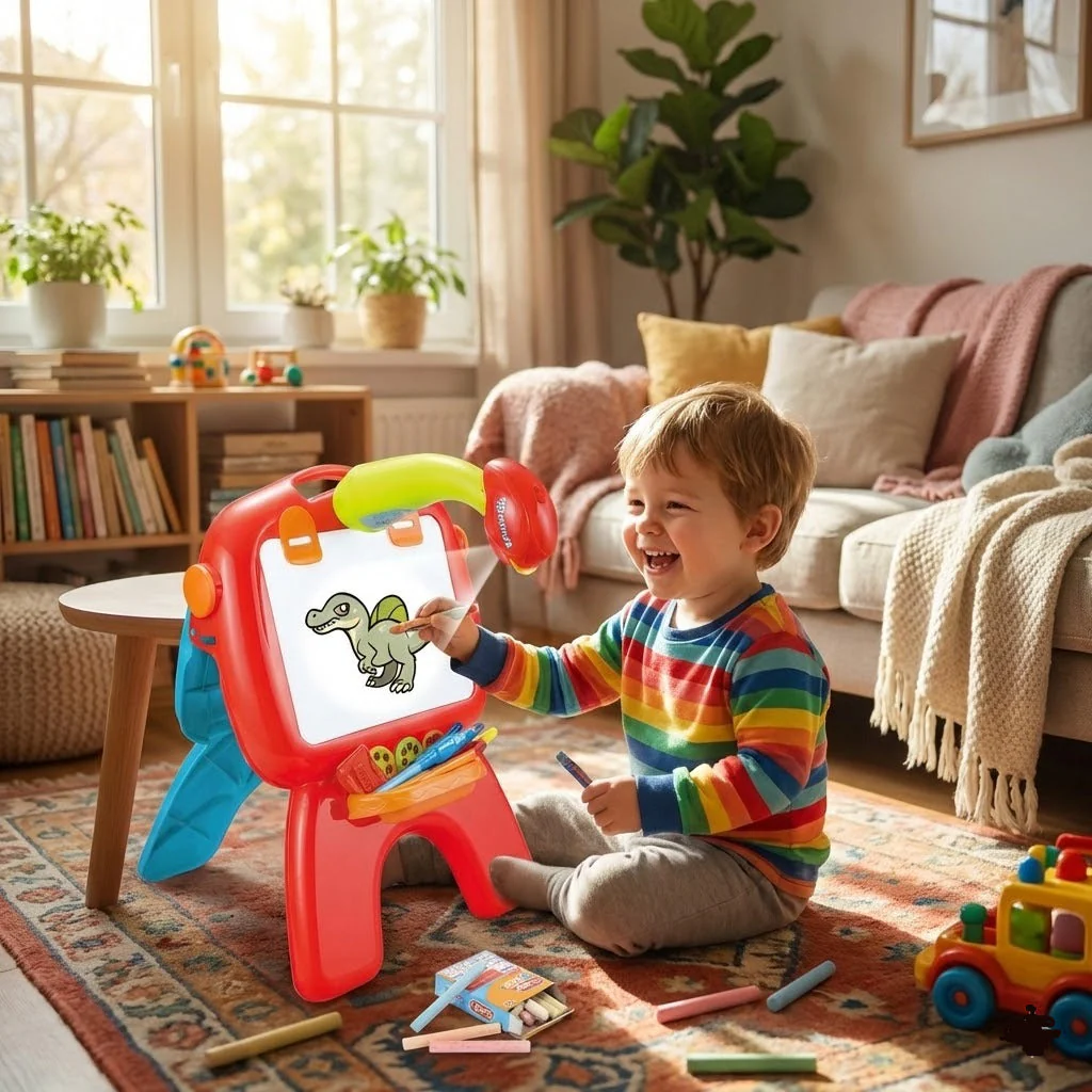 4in1 Kids Projector Easel Board Set - Image 4