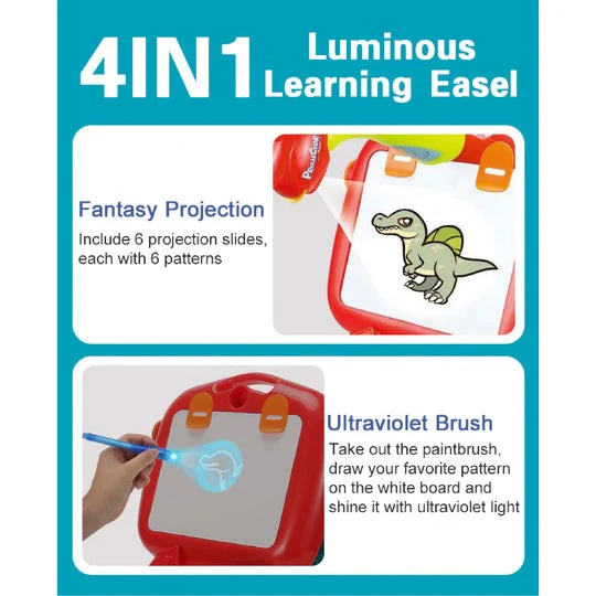 4in1 Kids Projector Easel Board Set - Image 5