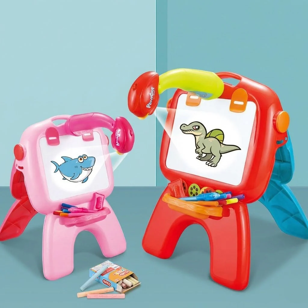 4in1 Kids Projector Easel Board Set - Image 6