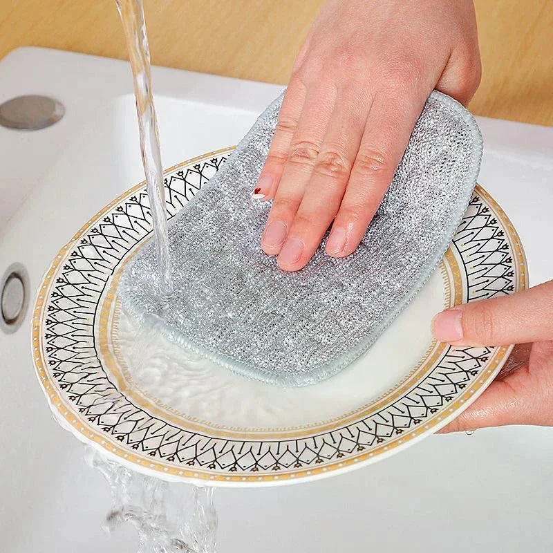 4Pcs Double-Side Dishwashing Sponge - Image 5