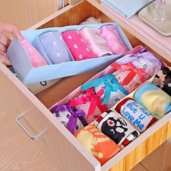 5 Grid Plastic Storage Organizer - Image 2