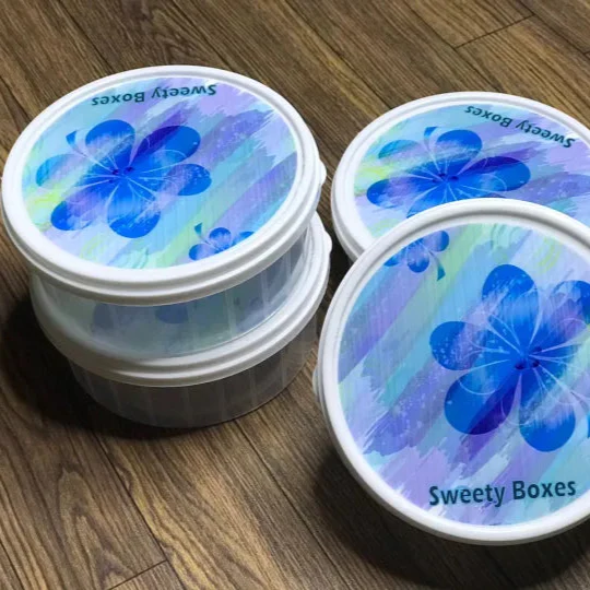 5 Pcs Food Storage Round Box - Image 3