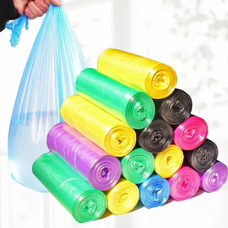 5 Rolls 1 Pack 100Pcs Household Disposable Trash Pouch. - Image 2