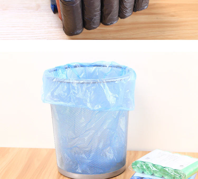 5 Rolls 1 Pack 100Pcs Household Disposable Trash Pouch. - Image 3