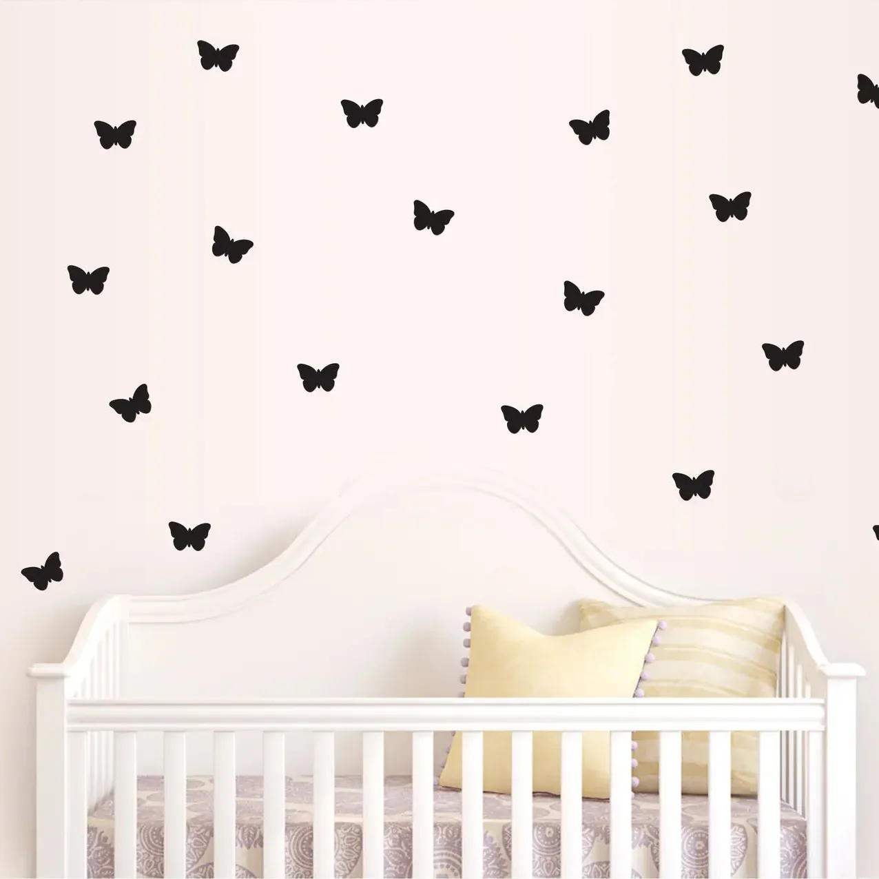 50PCs Wooden Butterfly Wall Sticker - Image 4