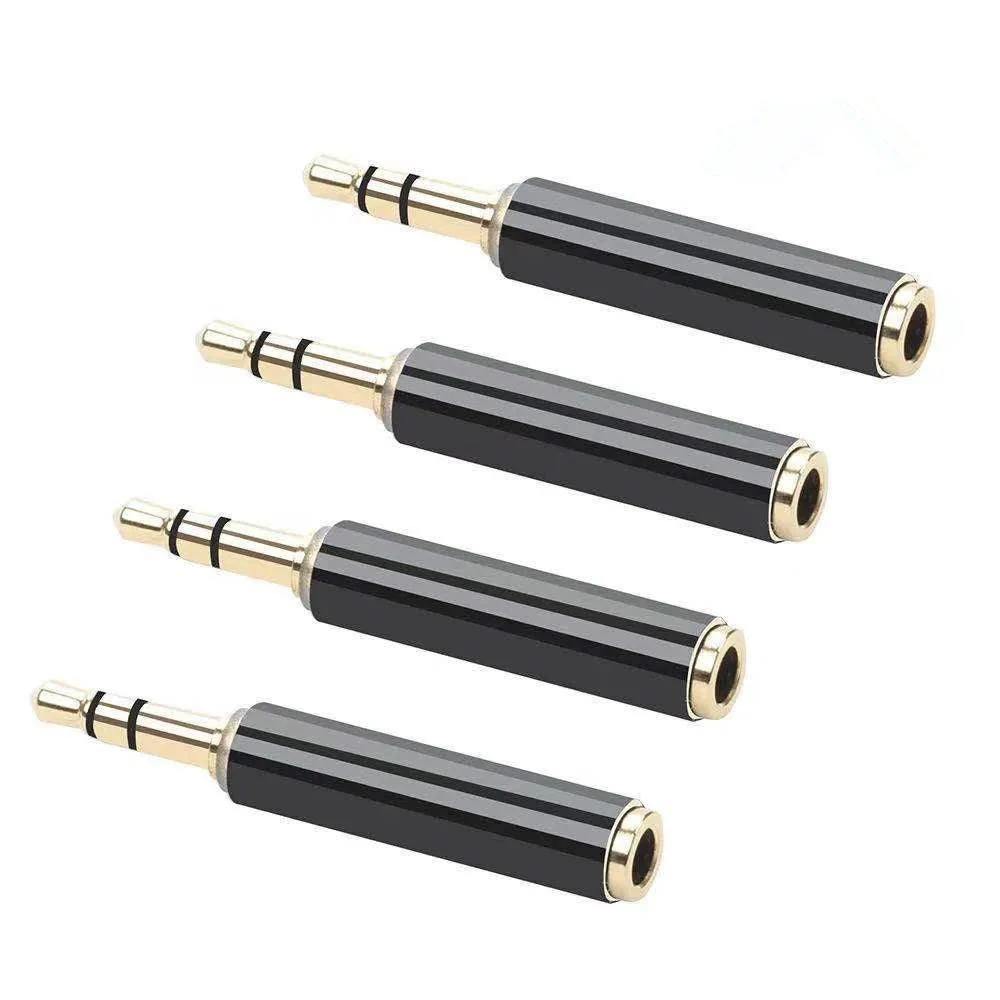 Pack of 5 3.5mm Stereo 3 Pole Male to 4 Pole 3 Ring Female Audio Adapter Converter - Image 4