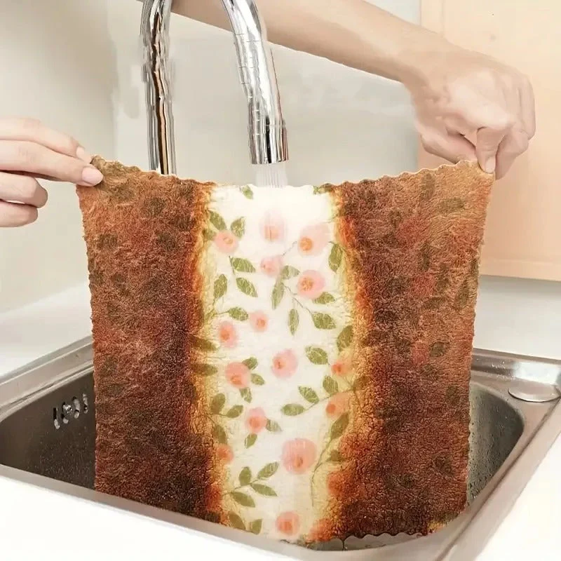 5pcs Microfiber Dishwashing Cloths - Image 2