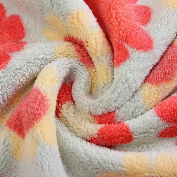 5PCs Soft Water Absorbent Cleaning Cloth (Random Print) - Image 7