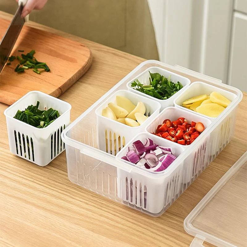 6 Grid Refrigerator drain storage Box - Image 4