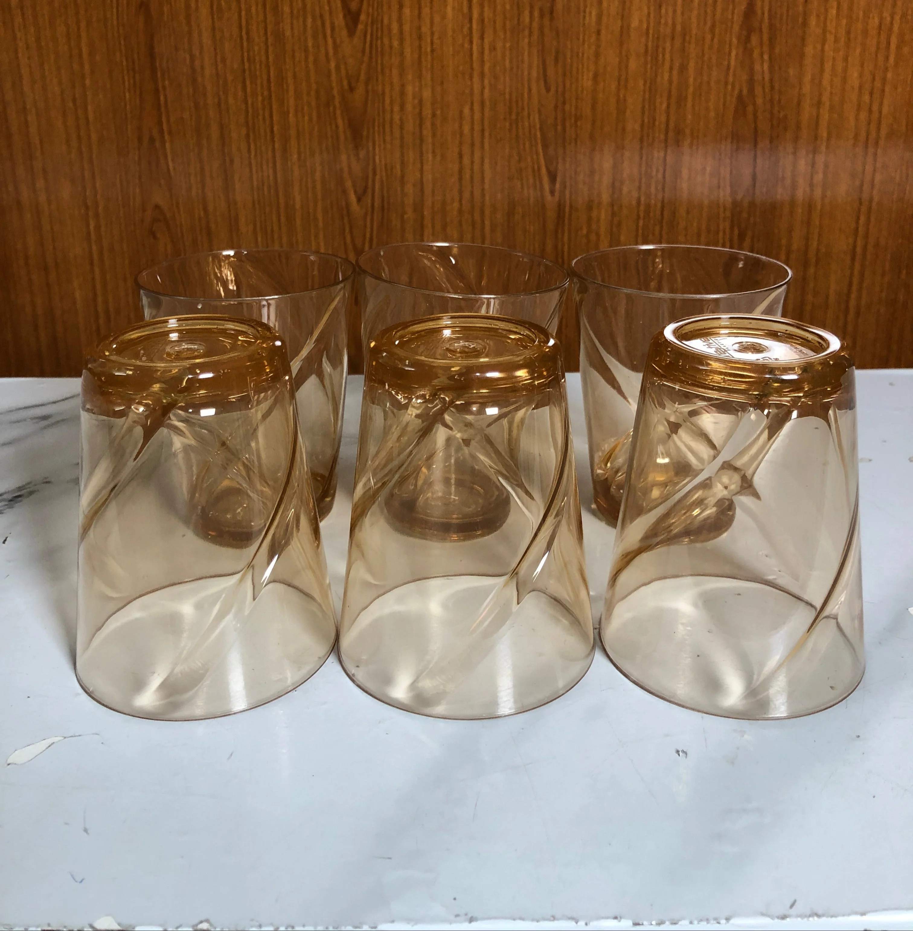 6pc Acrylic Glass Set with Box - Image 4