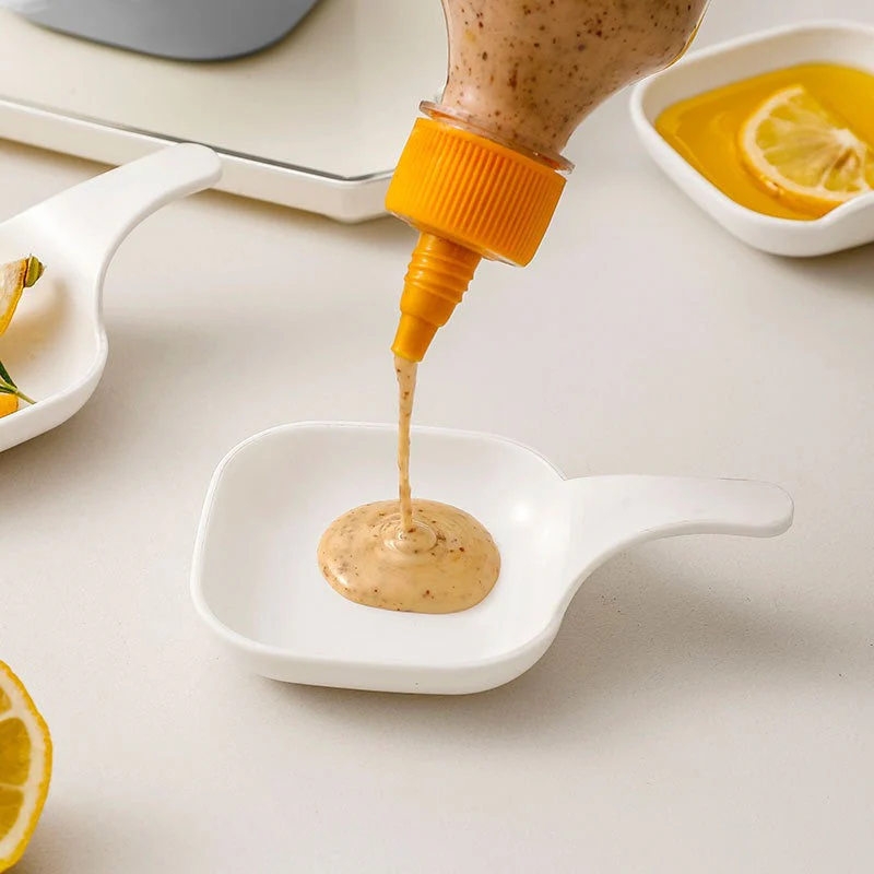 6PCs Plastic Sauce Dish Set - Image 5