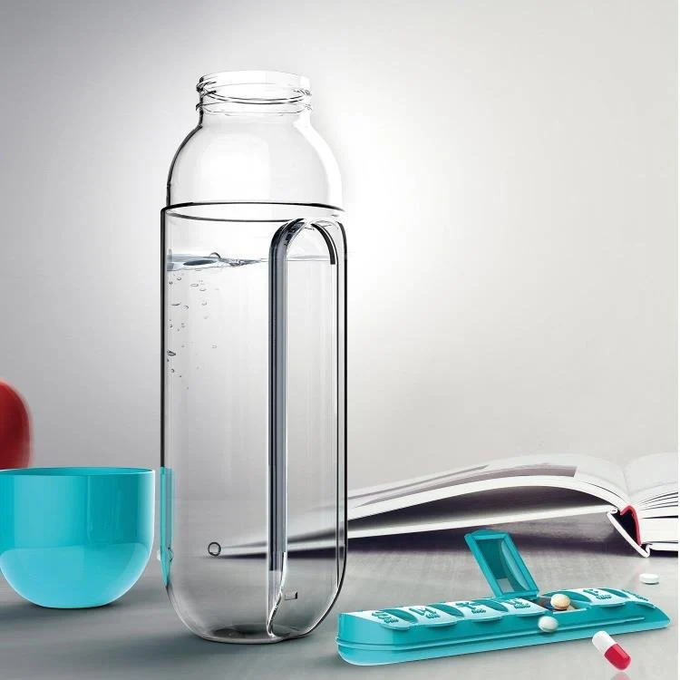 7 Grid Creative Medicine Box with Water Bottle - Image 5