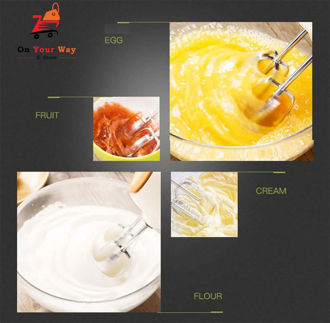 7-Speed Adjustable Cream Mixer Handheld Electric Milker - Image 4