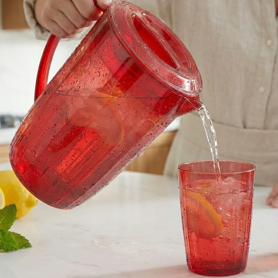 7PCs Plastic Kitchen Jug & Glass Set - Image 3