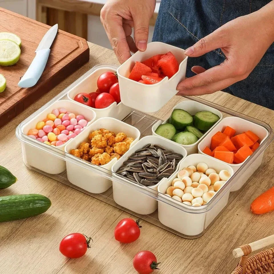 8 Compartment Snack Storage Box - Image 2
