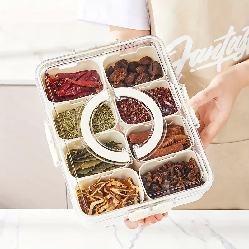 8 Compartment Snack Storage Box - Image 3