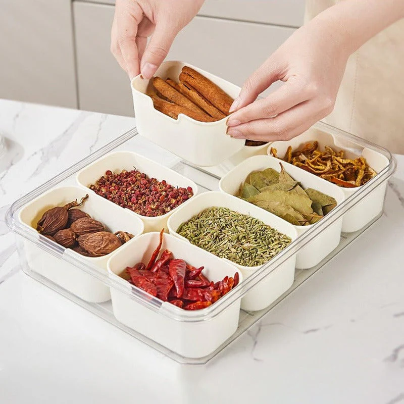 8 Compartment Snack Storage Box - Image 6
