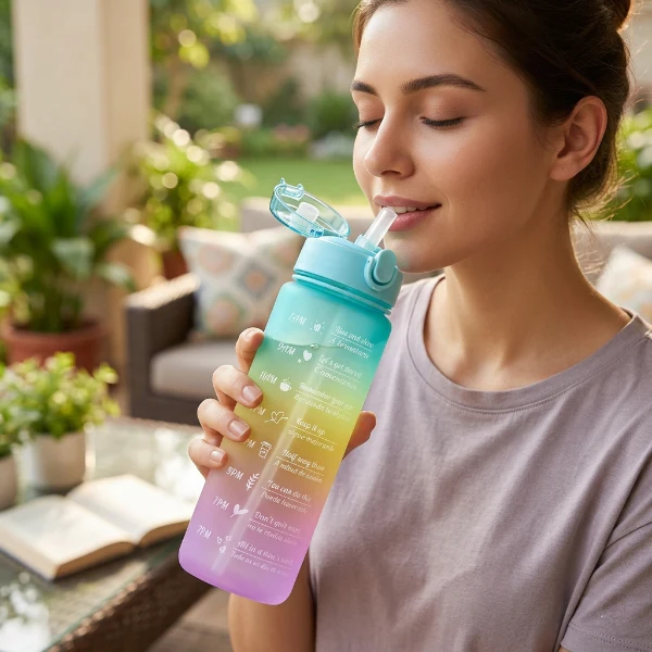 900ml Creative Plastic Water Bottle - Image 2