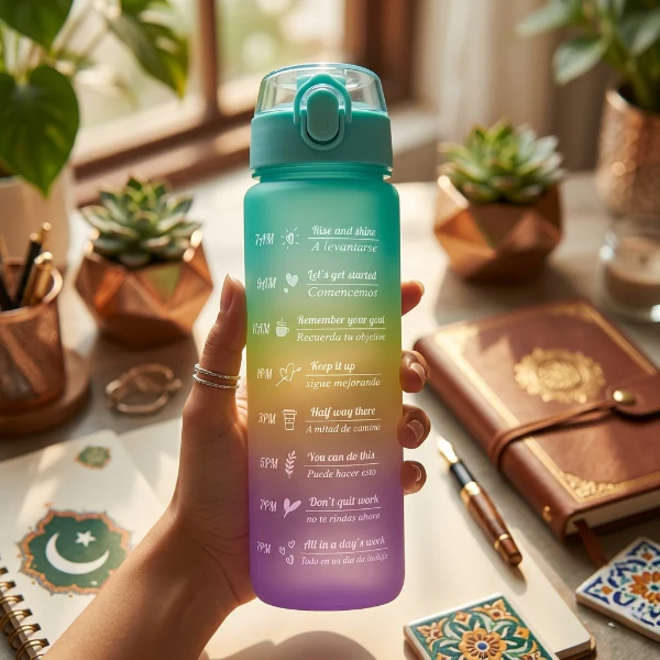 900ml Creative Plastic Water Bottle - Image 3