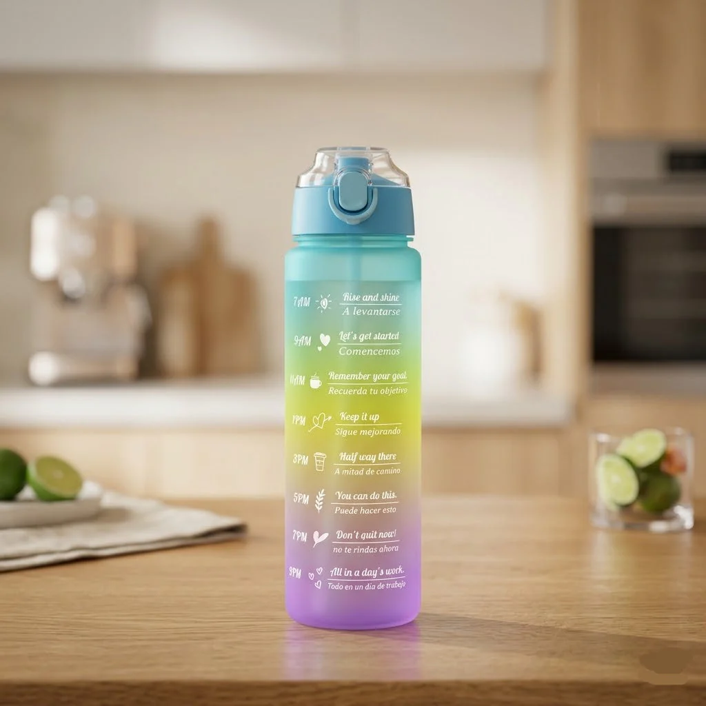 900ml Creative Plastic Water Bottle - Image 4