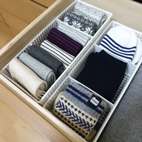 9PCs Plastic Adjustable Drawer Organizer - Image 5