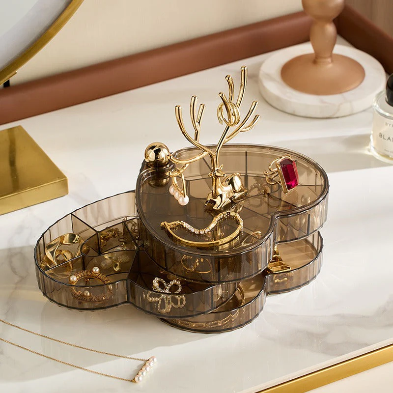 Acrylic Luxury Deer Jewelry Box - Image 5