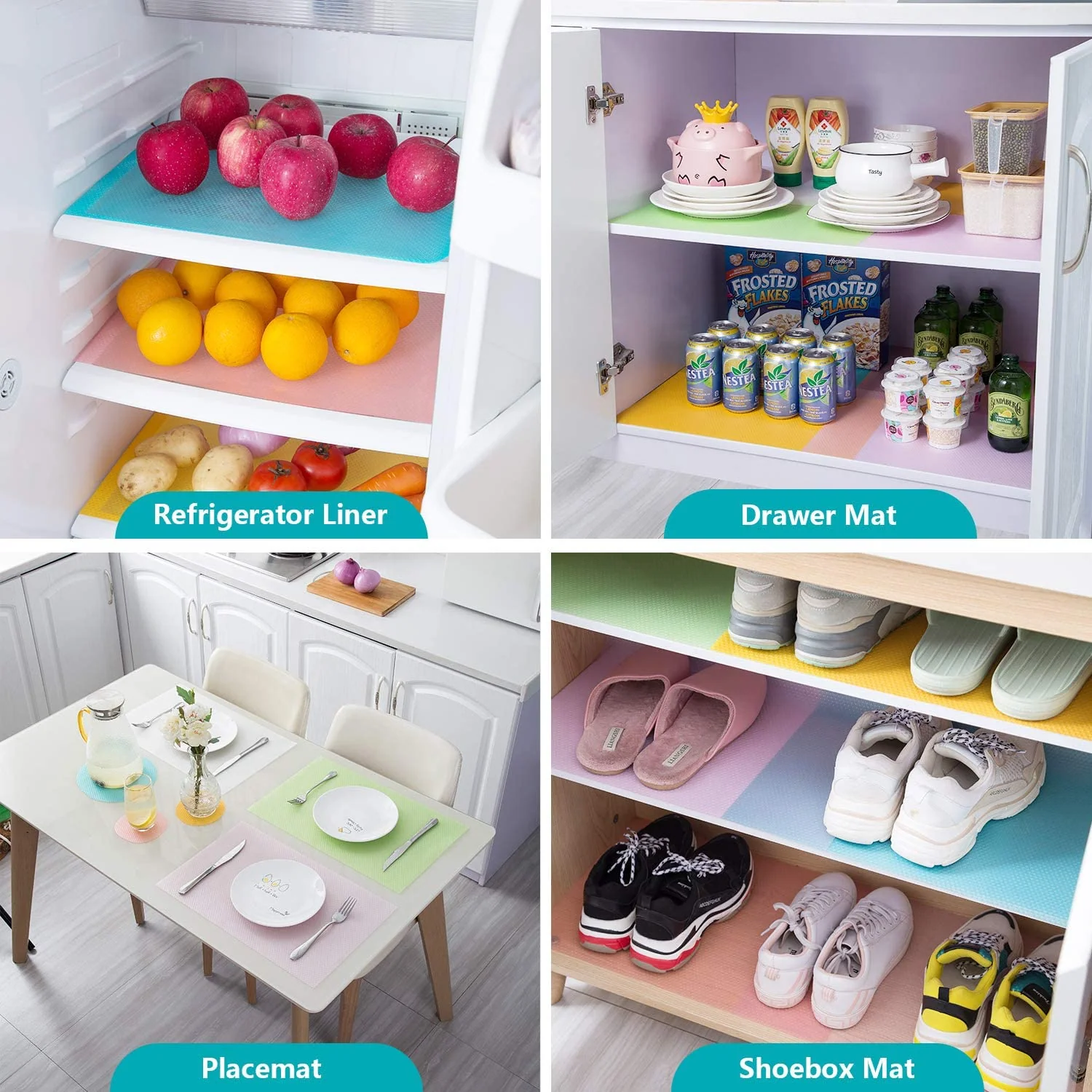 Anti-Bacterial Fridge Mat, Non-stick Roll - Image 2