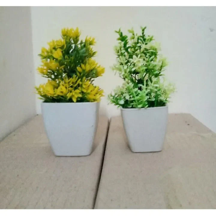 Artificial Flower for Decoration with Pot (Random Design) - Image 2