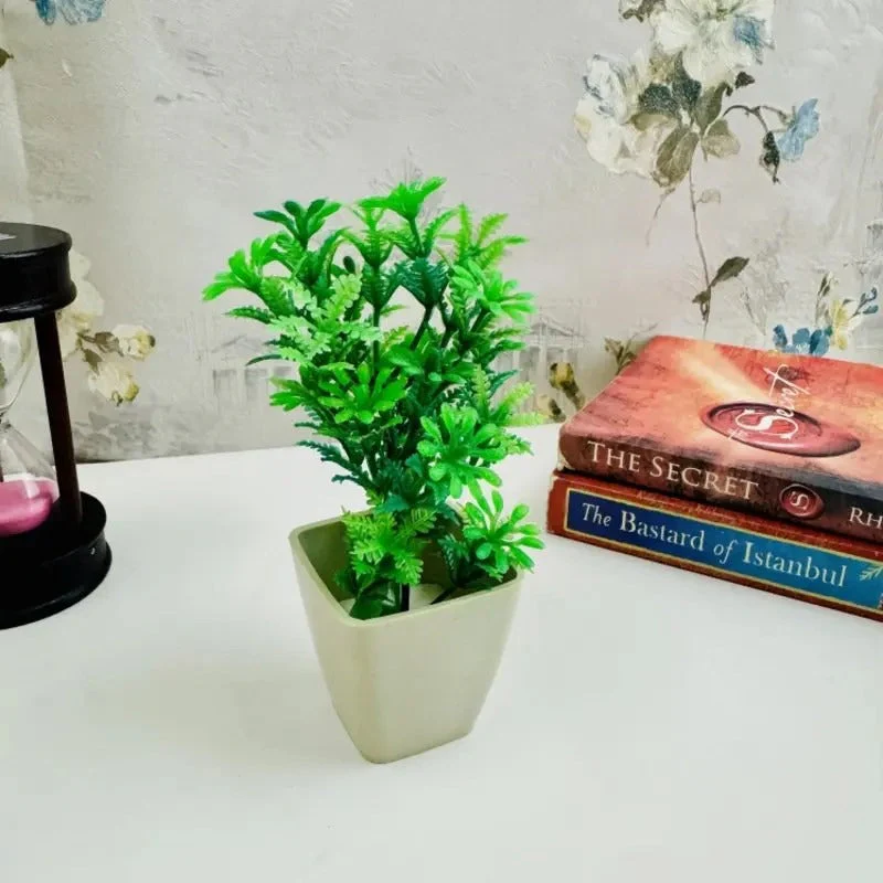 Artificial Flower for Decoration with Pot (Random Design) - Image 3