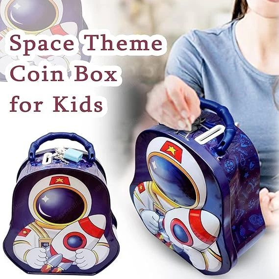 Astronote Space Metal Money Saving Box - Image 4