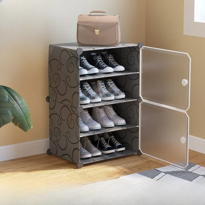 Attachable Cube Cabinet & Shoes Rack - Image 2