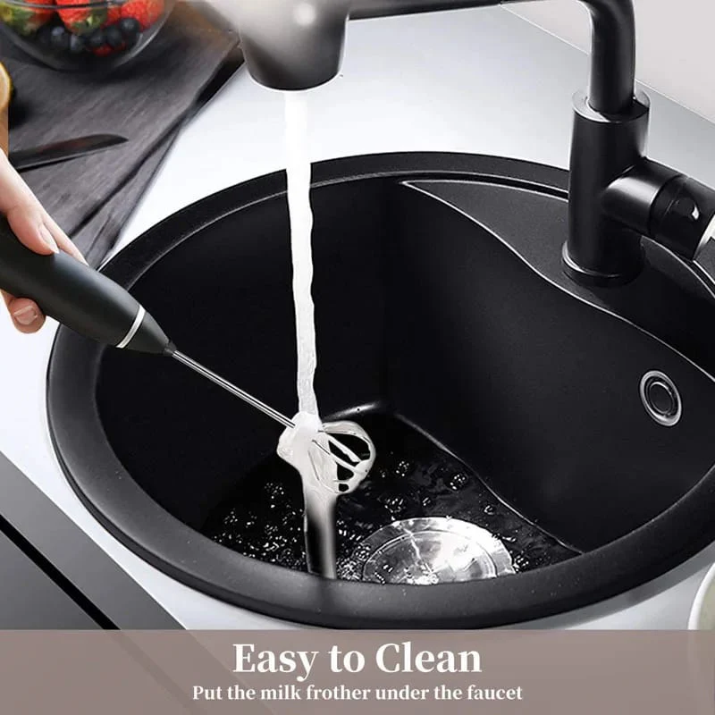 Automatic 2 in 1 USB Rechargeable Coffee Milk Stirring Handheld Multipurpose Beater - Image 5