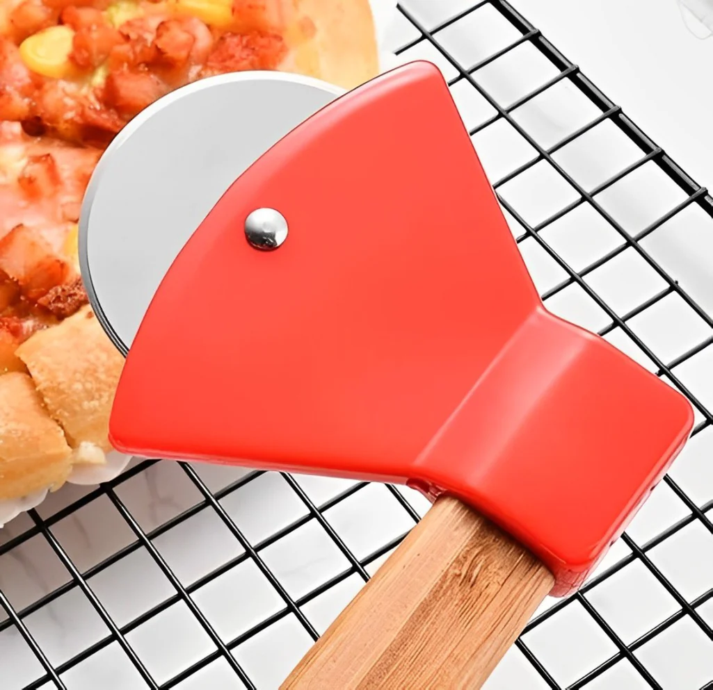 Axe Shape Stainless Steel Pizza Cutter Slicer - Image 5