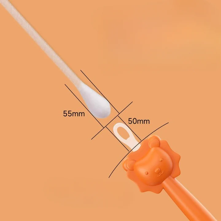 Baby Ear & Nose Double-Headed Silicone Soft Cleaning Stick - Image 5