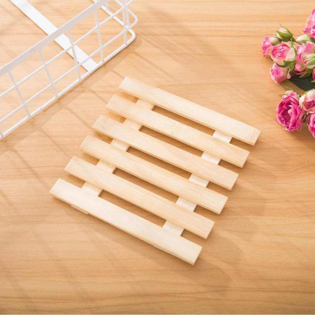 1PC Wooden Heat Resistant Table Mat - Image 2