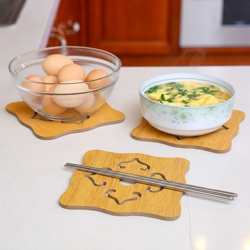Wooden Heat Resistant Table Mat - Image 2