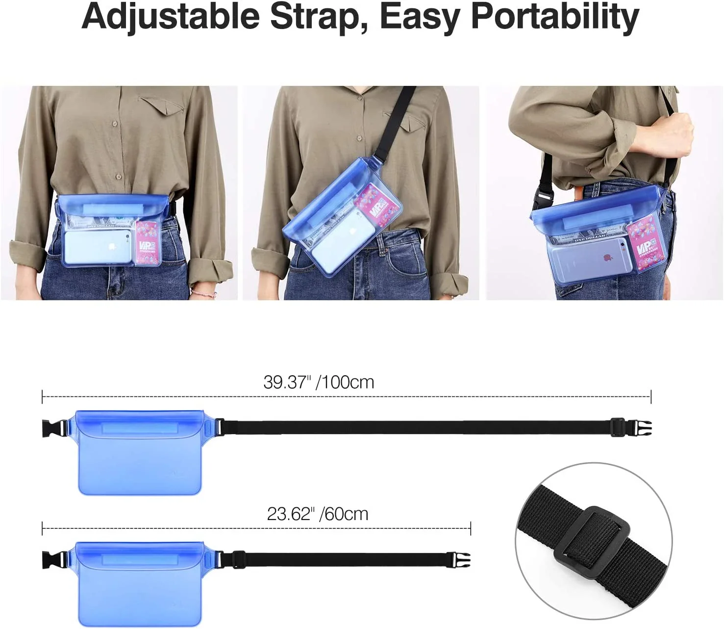 Beach Swimming Waterproof Underwater Waist Bag. - Image 4